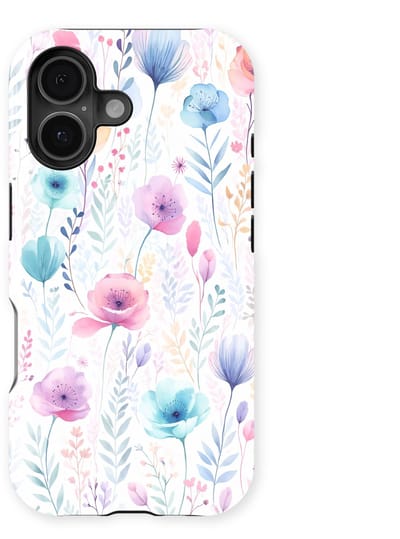 Bloemen Design Hoesje geschikt voor iPhone 17 | Flower Print Tough Case met Mag | Shockproof | Bloemen Motief Backcover geschikt voor iPhone 17 Blooming Dream