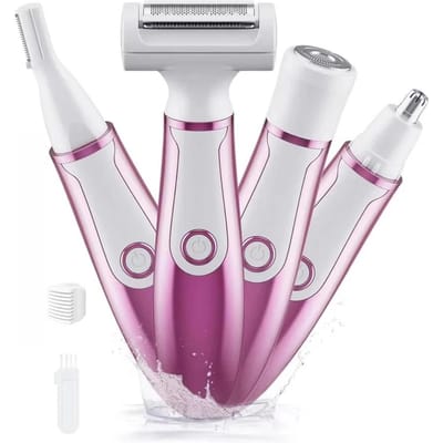 4 In 1 Draagbare Elektrische Haartrimmer epilator vrouw gezicht intieme zone voor lichaamshaarverwijdering Cadeaus Voor Vrouwen