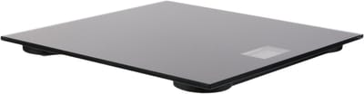Home Deco Factory Personen weegschaal - glas - LCD scherm - 28 x 28 cm - digitaal - tot 180 kilo
