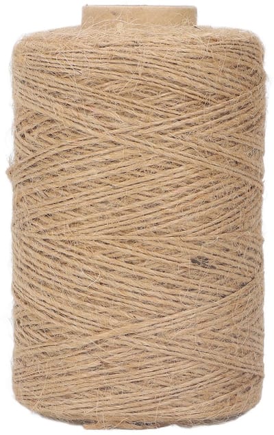 Dailygoods- Jute Touw 300M Lengte - 1mm Diameter - 1 Streng - Fiber - Ambachten - Hoogwaardige Kwaliteit