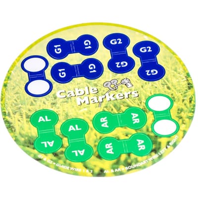 Sticker cable markers kit 10 pieces