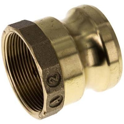 Camlock DN 50 (2'') Koppeling MessingRp 2'' met binnendraad Type A MIL-C-27487