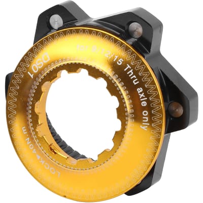 Center Lock Adapter 6 Bouten Center Schijfrem Rotor Conversie Zitting voor Fiets Mountainbike(Zwart