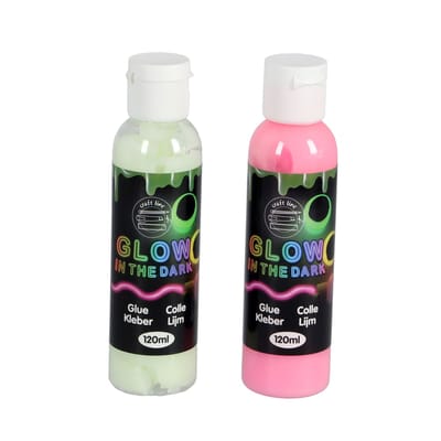 Craft Line Glow In The Dark Lijm Gekleurd 120 Ml Assorti