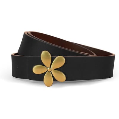 Damesriem Gladde Gesp Casual en Modieus Eenvoudige Veelzijdige Riem Dames Decoratieve Jurk Rokbanden Dunne Riem 105 black