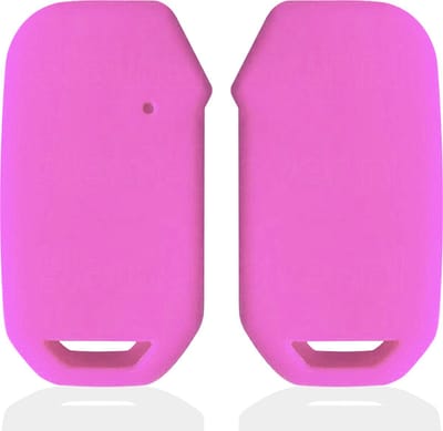 Autosleutel Hoesje geschikt voor Kia - SleutelCover - Silicone Autosleutel Cover - Sleutelhoesje Roze