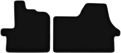 BASIC zwarte veloursmatten voor: Fiat Ducato III bestelbus (2006-2014)