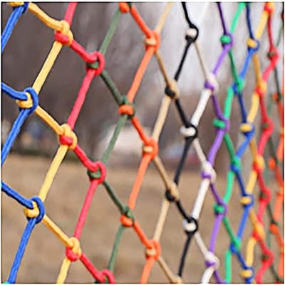 Veiligheidsnet Kinderen - Beschermend Touwnet - Buitenruimte Beveiligen - Aanpasbaar Maatwerk - 4 mm Touwdiameter - Zwart