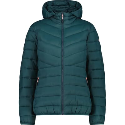 Gevoerde gewatteerde jas met hoodie en rits voor vrouwen 3M CMP