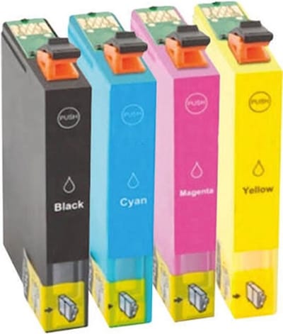 T055 Zwart + Alle Kleuren Set - Huismerk inktcartridge compatible met Epson Stylus Photo R 240 / Epson Stylus Photo R 245 / Epson Stylus Photo RX 420 / Epson Stylus Photo RX 425 / Epson Stylus Photo RX 430 / Epson Stylus Photo RX 520