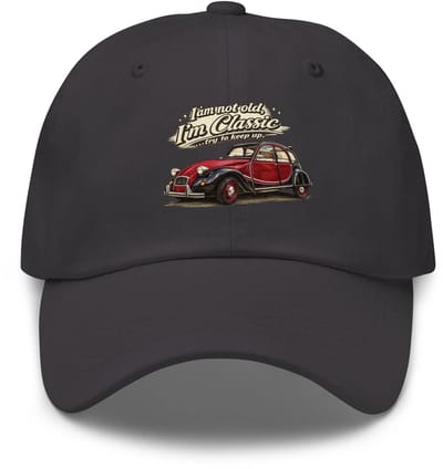 Classic Collectie Dad Pet – Citroën 2CV Charleston Retro Illustratie