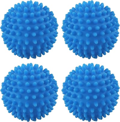 4x Wasdrogerballen - Drogerballen - Wasdroger Droogballen - Wasbol - Wasballen - Wasdroger - Ballen - Siliconen - Sneller droog - Anti-kreuk - herbruikbare wasbal - wasbal voor wasmachine - wasverzachterbal - om rimpels te verminderen