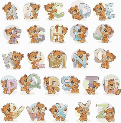 Luca-S Alphabet borduren (pakket) B1201