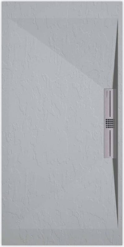 Sanifun douchebak Stone Side Gray 7035 Slate 900 x 700 S