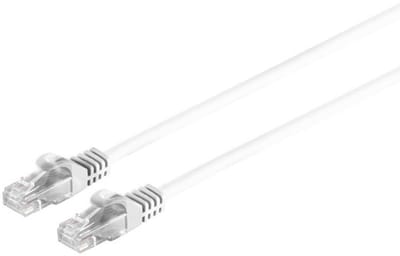 RJ45 Patchkabel CAT 7 Rohkabel U/UTP weiß 0,25m