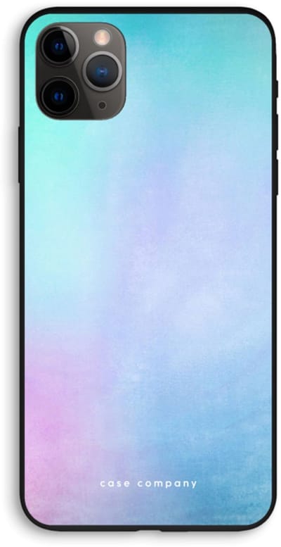 Case Company® - Hoesje geschikt voor iPhone 11 Pro Max hoesje - Mist pastel - Biologisch Afbreekbaar Telefoonhoesje - Bescherming alle Kanten en Schermrand