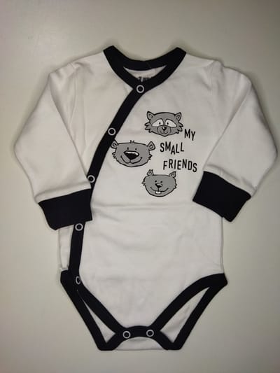 Nini - Rompertje Bram - Omslagromper - Overslagromper - Maat 68 - 4 t/m 6 maanden