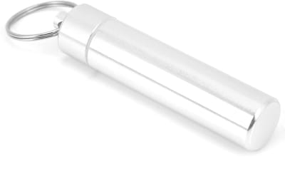 Dailygoods- Pillendoosje Mini - Draagbaar Aluminium - Waterdicht - Sleutelhanger - Lichtgewicht - Corrosieweerstand - Medicijnhouder