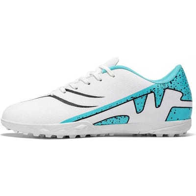 Heren Voetbalschoenen Lage Top Voetbalschoenen Heren Lange Noppen FG Noppen Buiten Sport Trainingsschoenen Antislip Noppenschoenen Maat 35-45 35 white