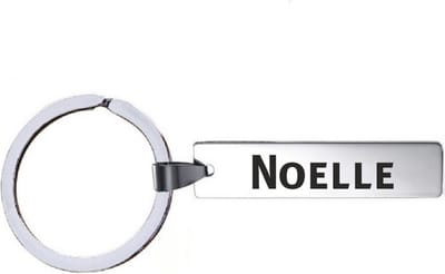 Sleutelhanger Met Naam - Noelle - RVS