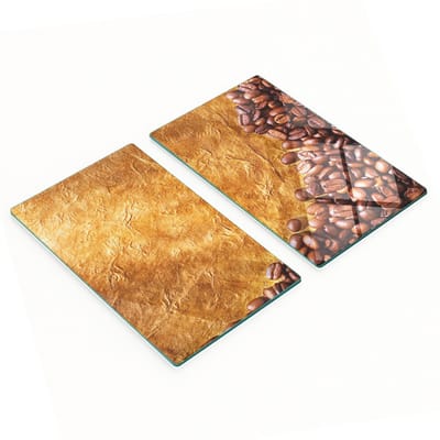 Multifunctionele decoratieve snijplanken van gehard staal voor in de keuken, geschikt voor koffiebonen, 2x30x52 cm