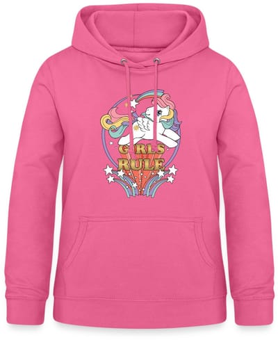 My Little Pony Retro Girls Rule Statement Hoodie Dames