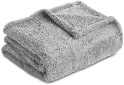 Dailygoods- Deken 130 x 150 cm - Fleece/Flanellen Deken - Oeko-TEX® Gecertificeerd - Zachte/Warme Deken - Lichtgewicht - Hoogwaardige Schapenwol - Wollen Deken