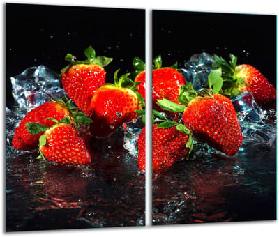 TMK ArtDeko Serie - Glazen Snijplank - 30x52cm - Inductie- en Glaskookplaten