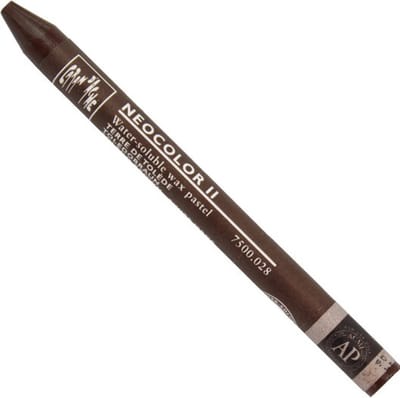 Caran d´Ache Neocolor II Aquarelkrijt | Toledo Bruin (028)