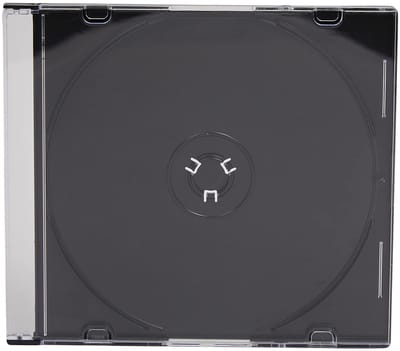 Dailygoody - CD/DVD Hoezen - Bescherming - 100 Stuks - Transparante Hoezen met Zwarte Schaal - Slimme Bescherming voor je Media - 5.2 mm