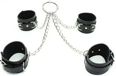 Smart Moves - Boeienset met Ketting - Zwart