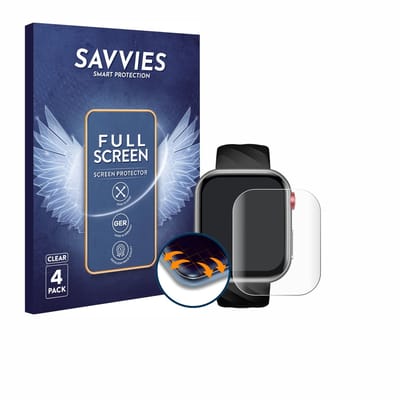 Savvies - Screenprotector voor Taopon Smartwatch 1.97" - Folie Beschermfolie transparant volledig dekking 4 Stuks
