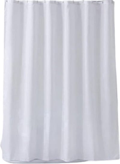 Douchegordijn Wit- 1800x220cm. met print - Polyester Stof Waterdicht Douche Gordijnen Wasbaar Textiel voor Badkuip of De Badkamer 10 Douchegordijnhaken