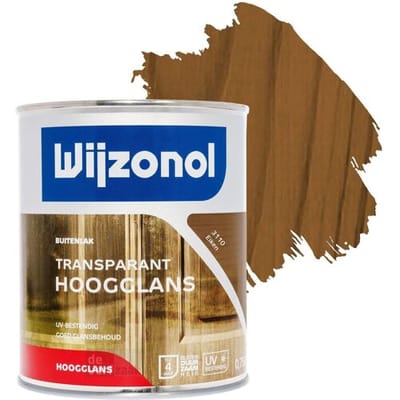 Wijzonol Transparant Hoogglanslak - 0,75l - 3110 - Eiken