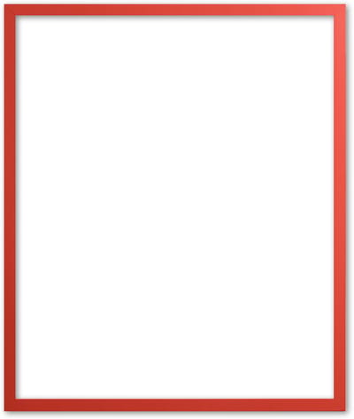 Moderne Fotolijst 18x24 cm Rood - Emilia