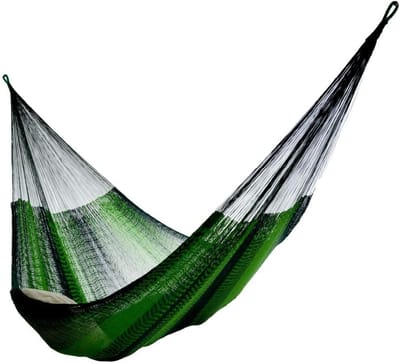 Handgemaakte Yucatan Hangmat - Matrimonial Maat voor 2 Personen - 4 Meter Lang - Duurzaam - Groen