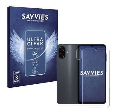 Savvies - Screenprotector voor Samsung Galaxy A07 4G (Voor+Camera) - Folie Beschermfolie transparant 6 Stuks