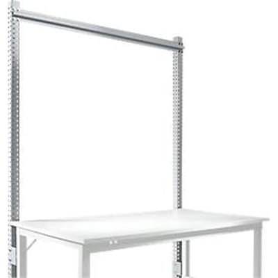 Opbouwframe, Basistafel STANDAARD werktafel-/werkbanksysteem UNIVERSAL/PROFI, 1500 mm, aluminium zilver