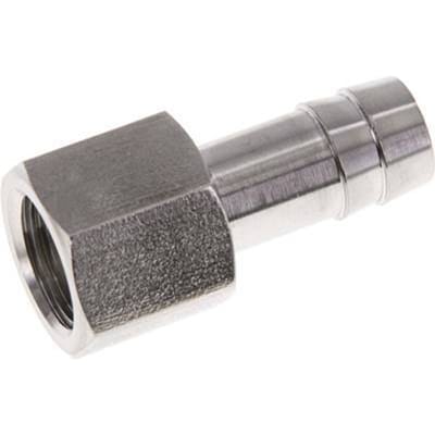 G 1/4'' x 10mm RVS Slangpilaar 40 Bar