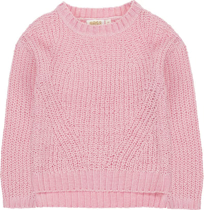 ROZE GEBREIDE TRUI