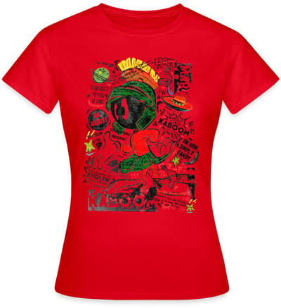 Looney Tunes Marvin The Martian T-Shirt Dames