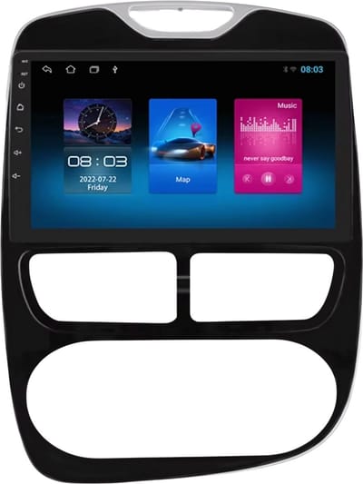 Autoradio met bluetooth - Carplay - Voor Renault Clio (2012-2016) - Geschikt voor Apple en Android - Stereo - Navigatie - Navigatiesysteem auto - 1GB 16GB