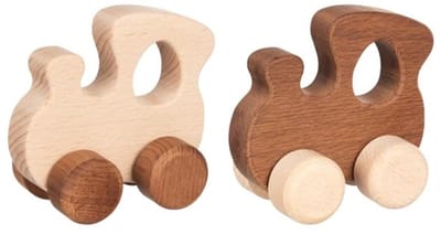 Goki speelgoed locomotief - kleurrijk voertuig voor kinderen.
