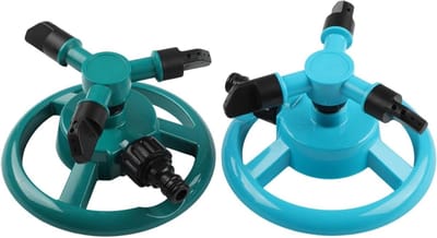 Tuinsproeier - Gazon sproeier - Gazon bewateren - 360 graden rotatie - 2 stuks - Blauwgroen