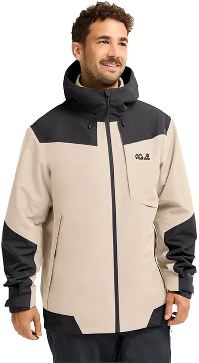 Jack Wolfskin Flextrail 2l Jas Beige S Man