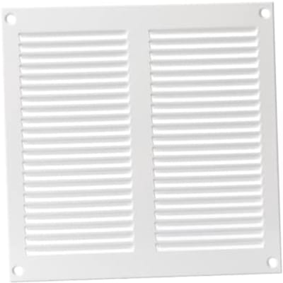 Ventilatierooster 200x200mm - Wit Afvoerrooster met Insectenbescherming