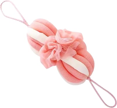 Douche Puff - Douchespons Poef - Dagelijkse Reiniging - Snel Schuimend - 6x6x20cm