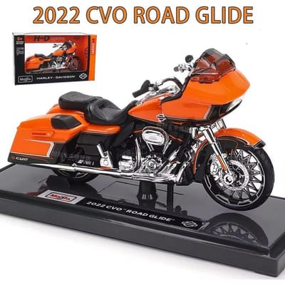 Maisto 1:18 Harley Cvo Road Glide Legering Sportmotor Model Diecasts Metaal Straatrace Motorfiets Model Kinderspeelgoed Cadeau