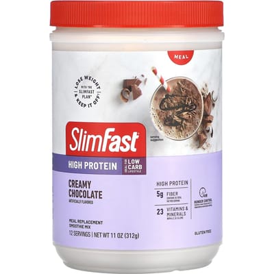 Maaltijdvervangende Smoothie Mix met Hoog Eiwitgehalte, Romige Chocolade, 312G (11Oz)