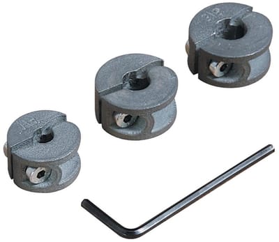 wolfcraft - Universele dieptestop voor boor - 4 delige set - 2755000